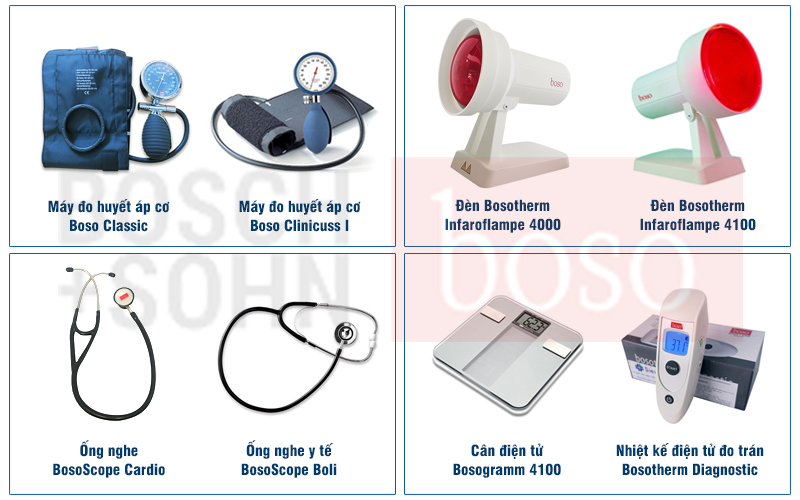 Các sản phẩm thiết bị y tế đến từ thương hiệu Boso hiện đã được phân phối chính hãng tại Việt Nam.