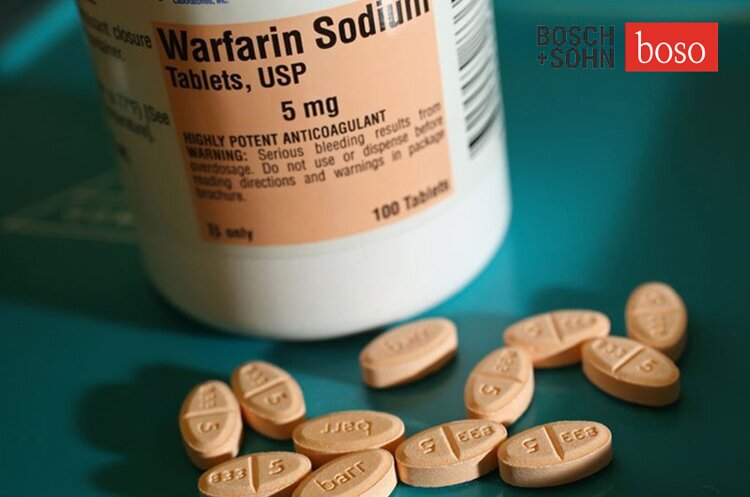 Warfarin là loại thuốc tim thông dụng có tác dụng kháng đông máu