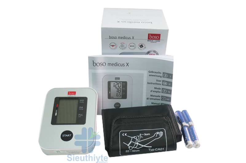 máy đo huyết áp điện tử bắp tay Boso Medicus X