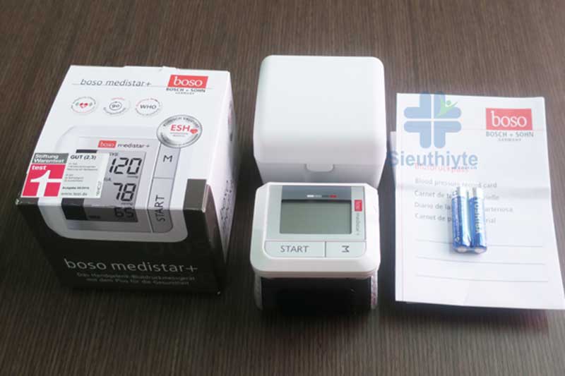 máy đo huyết áp điện tử cổ tay Boso Medistar